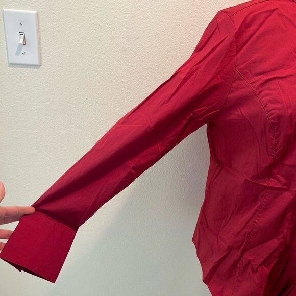 NWT Size 10 Joan Rivers Button Down Blouse Longsleeve - Picture 5 of 10